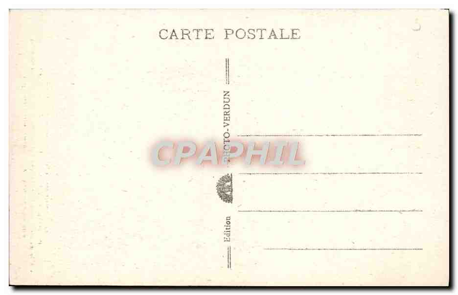 Monument de la Tranchée des Baïonnettes — Porte d'entrée en fer forgé (E. Brandt, ferronnier d'art) — Édition Photo-Verdun — Verso