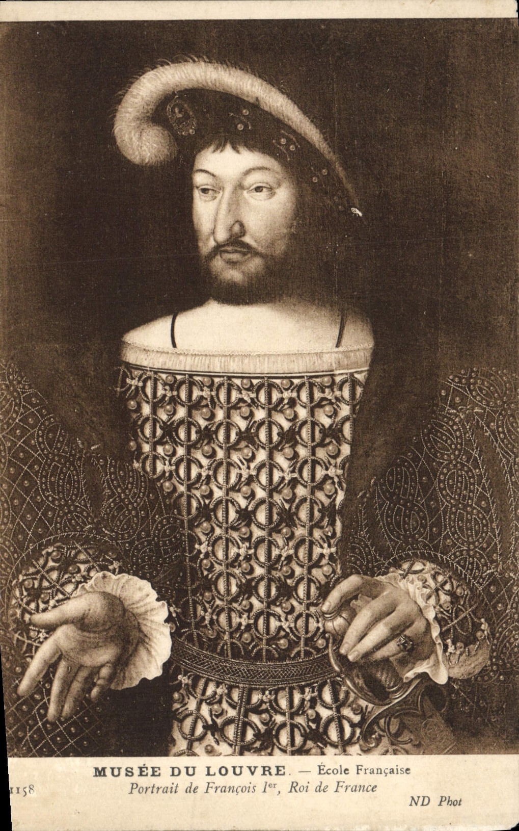 Portrait de François Ier — Musée du Louvre — École Française — ND Phot