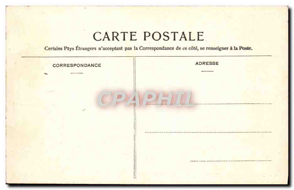 CPA Versailles Trianon Artistique boudoir De Marie Antoinette — Verso