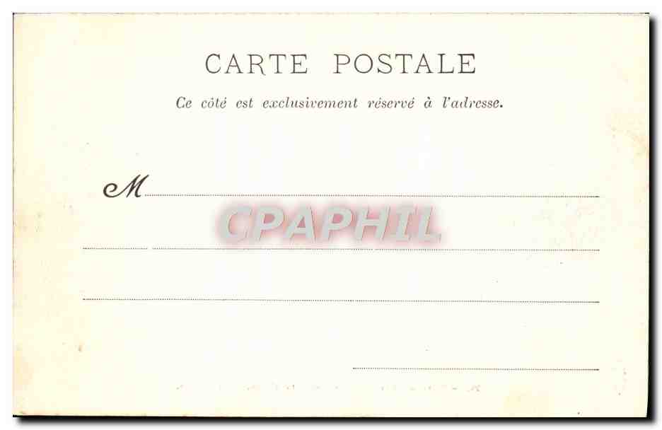CPA Parc De Versailles Parterre d'Eau Le Rhone — Verso