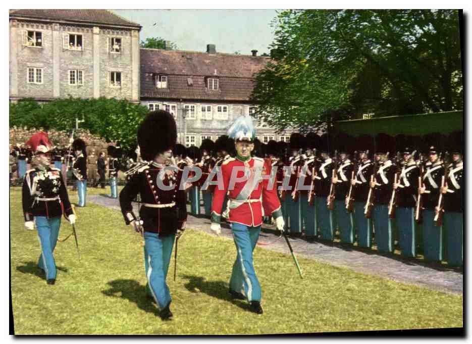 CPM Copenhagen The King inspecting his guard Militaria