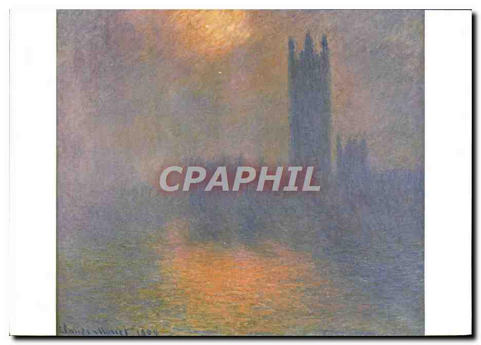 London, das Parlament — Nachbildung der Arbeit von Claude Monet — Editions der Reunion der Nationalmuseen, Nr. JP 2052