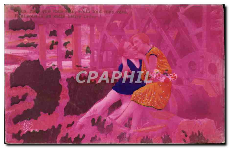 CPA Fantaisie Femme