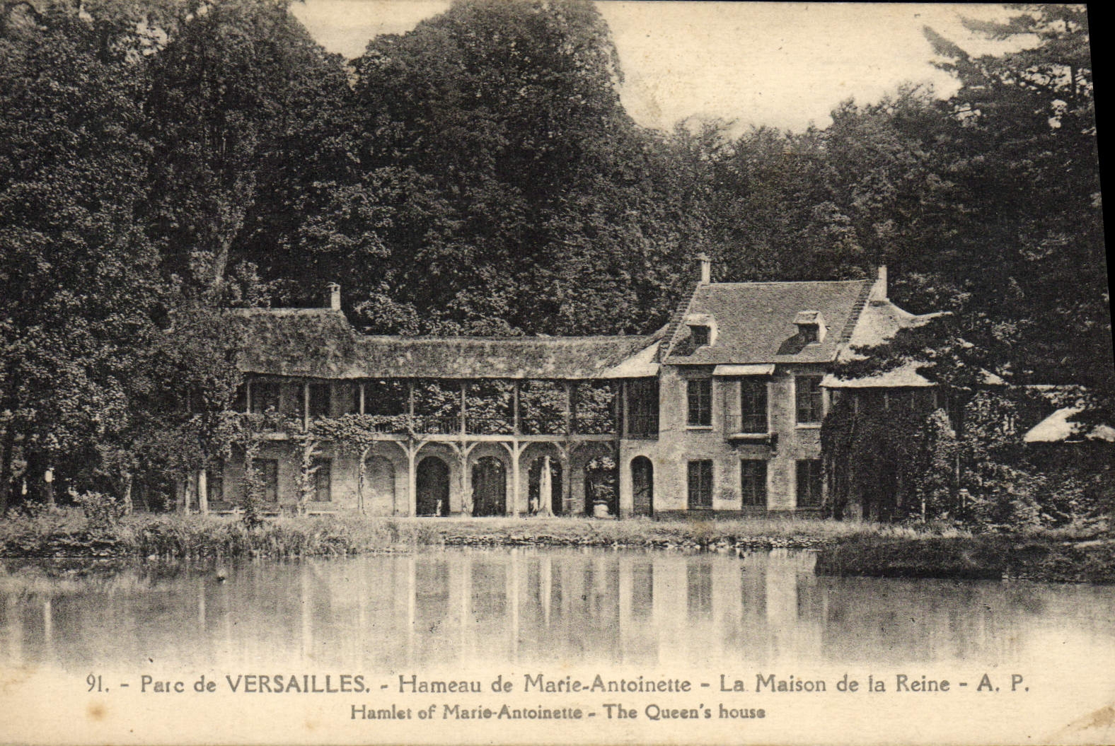 CPA Parc De Versailles Hameau De Marie Antoinette La Maison De La Reine