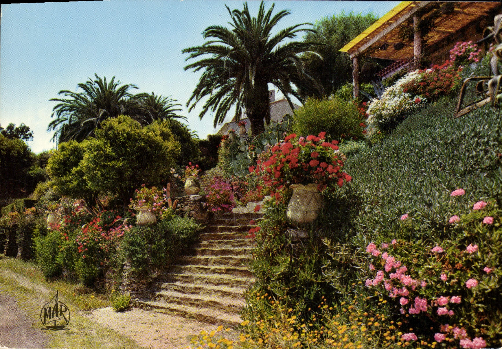 La Côte d'Azur — Escalier fleuri — MAR, n°7753/99