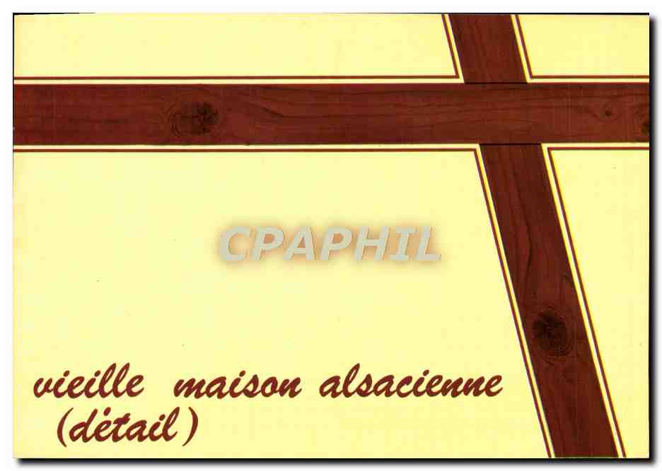 Vieille maison alsacienne — détail — CPAPHIL n° A 3