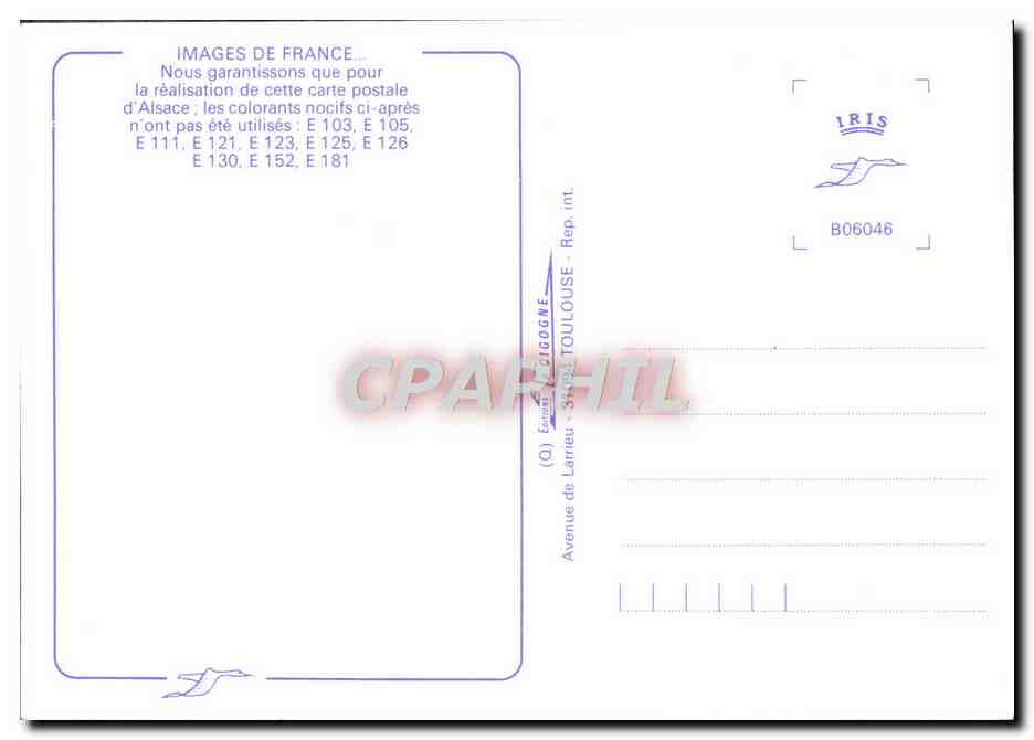 Brume matinale — sur la plaine d'Alsace — Images de France — Verso