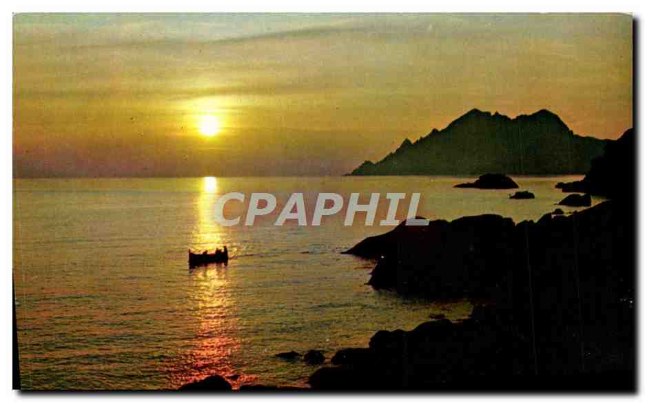Coucher de soleil en Méditerranée — Éditions Draeager — n° 855-B