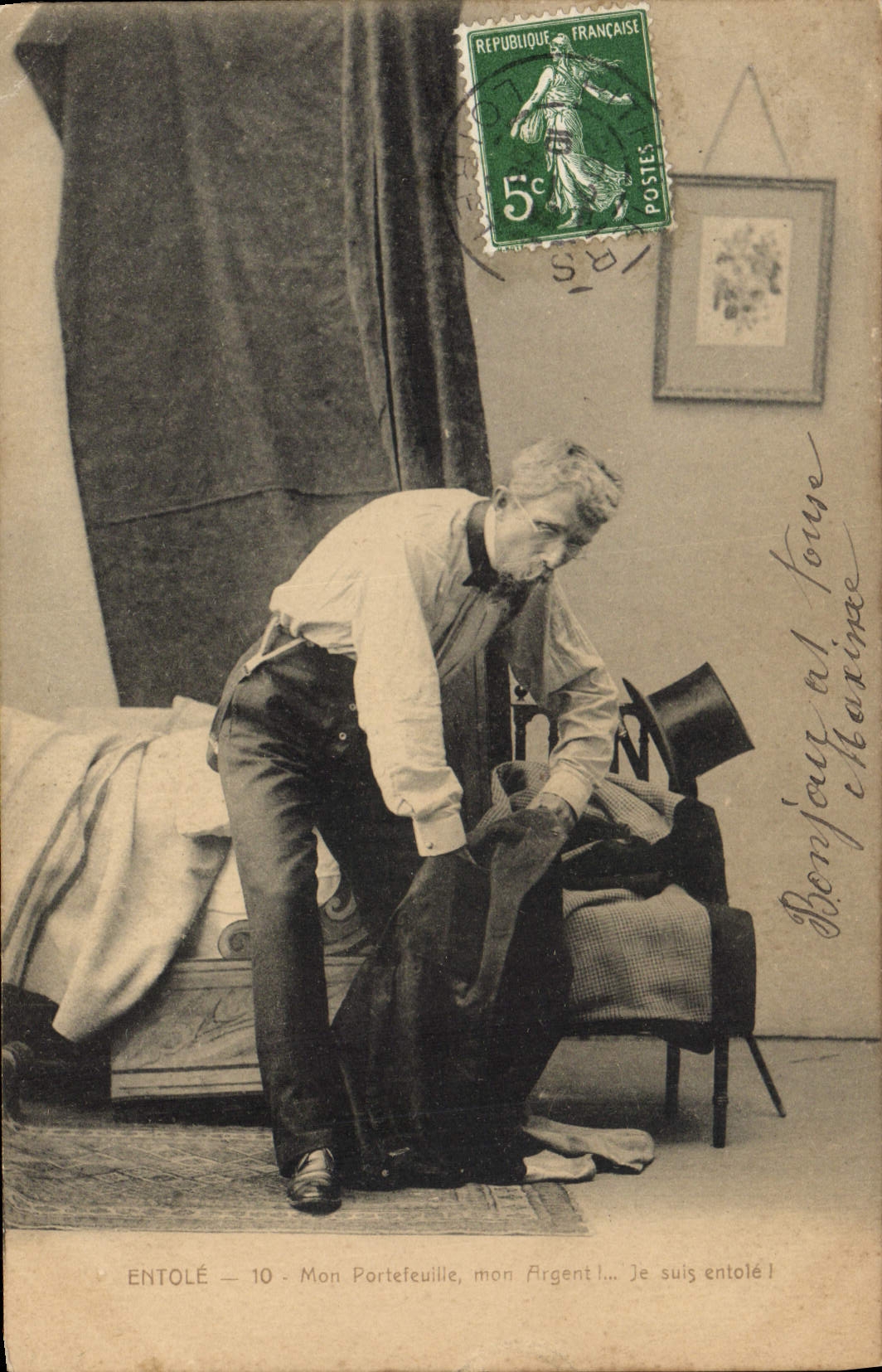 Entolé — Mon Portefeuille, mon Argent !... Je suis entolé ! — Éditeur non visible, n° de série 10
