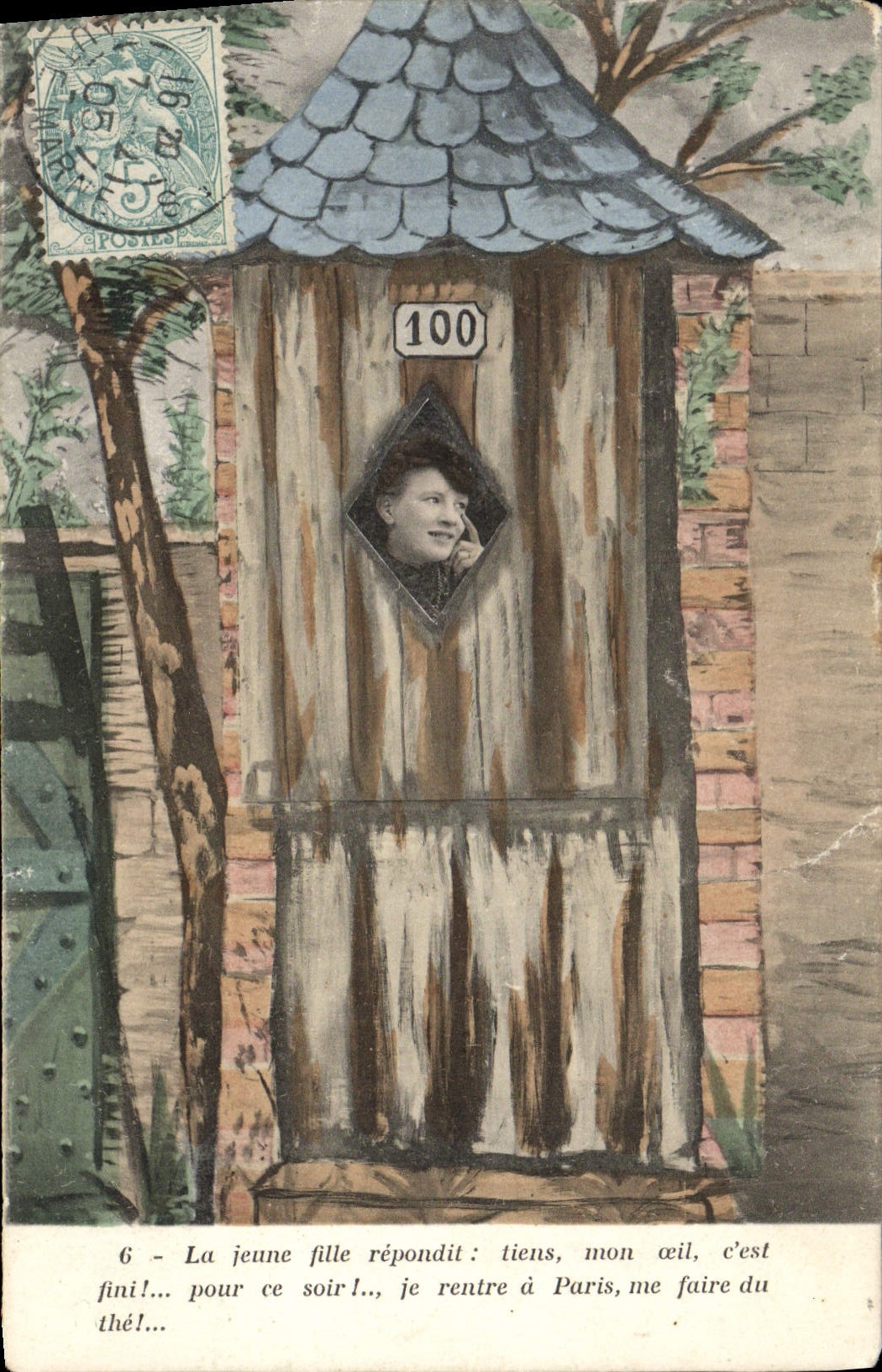 CPA Fantaisie Femme