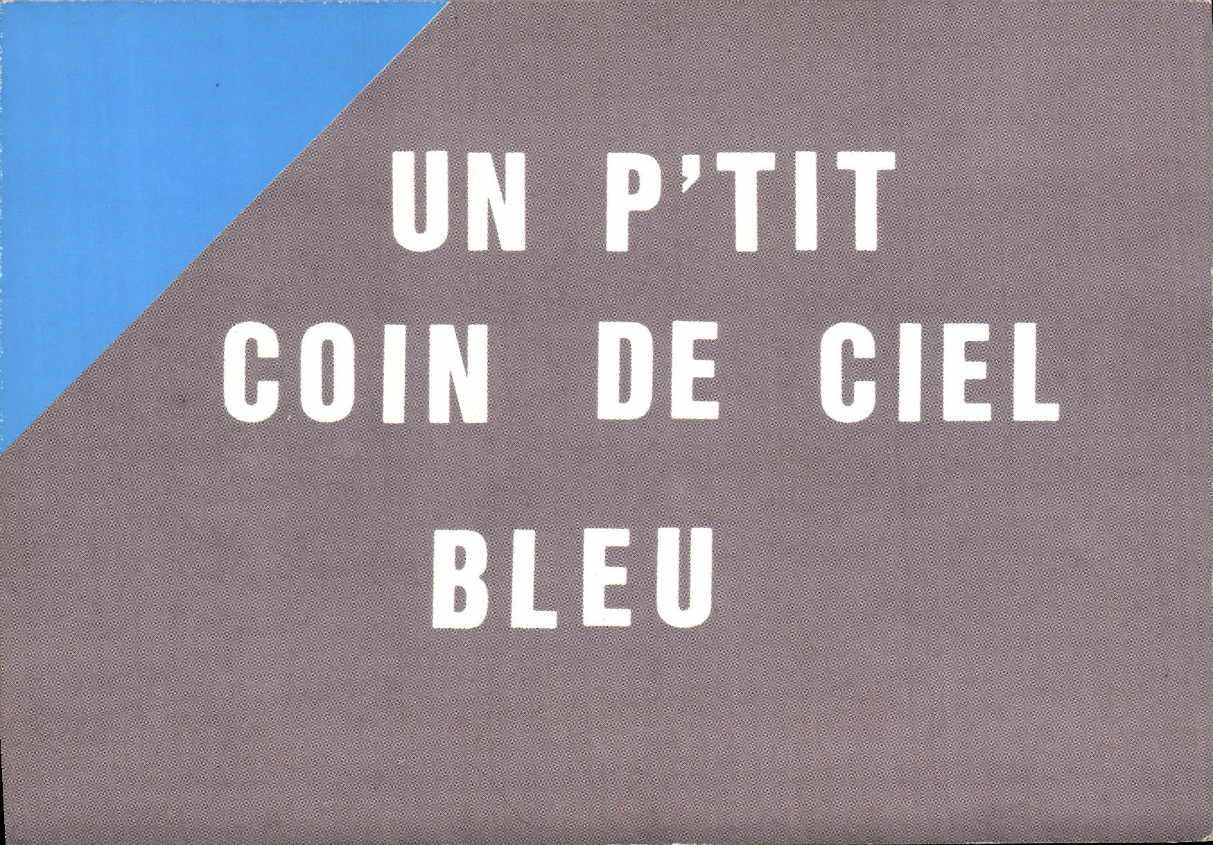 Un p'tit coin de ciel bleu — Affection — Éditions Normandes LE GOUBEY