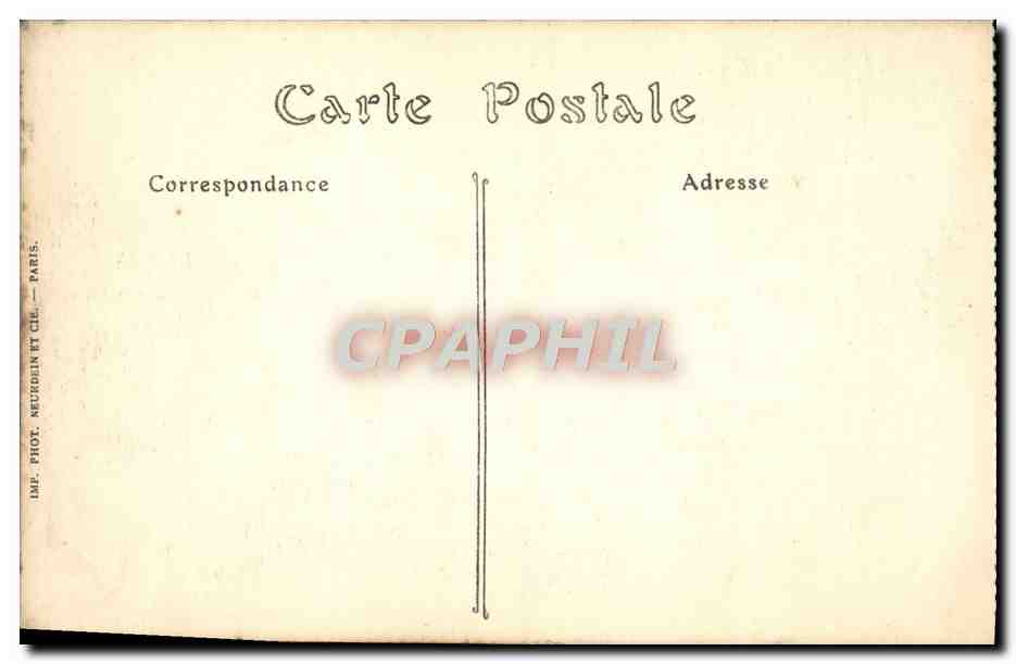 CPA Amiens Promenade de La Hotoie Le bassin  — Back