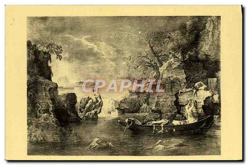 CPA Poussln L'Hiver ou le Deluge Paris Musee Du louvre