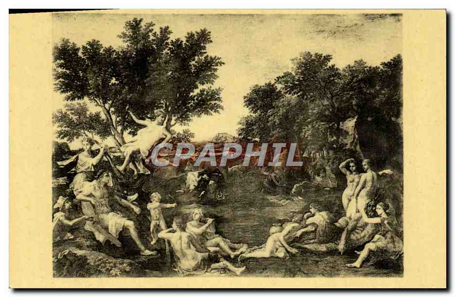CPA Poussin Apollon Et Daphne Paris Musee Du louvre
