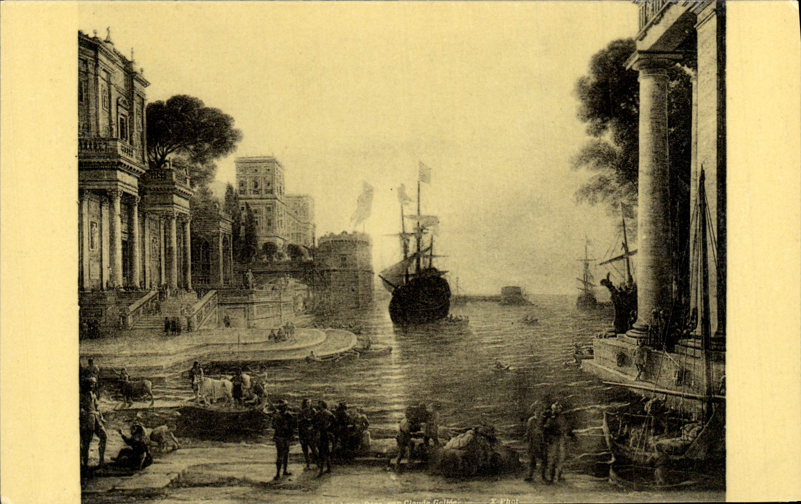 CPA Claude Lorrain Ulysse Ramene Chryseis a son pere Paris Musee Du louvre