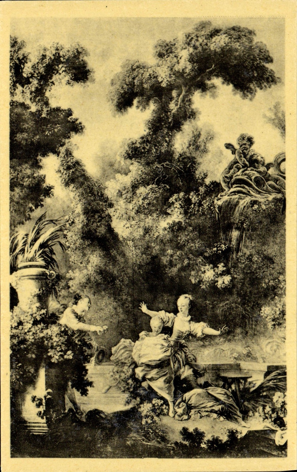 CPA Fragonard La Poursuite New York Collection Frick