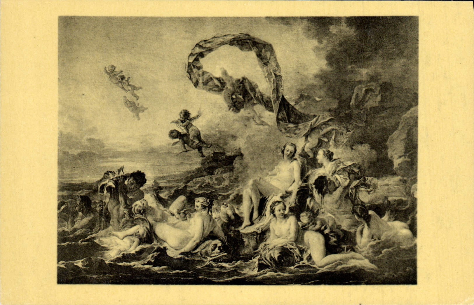 CPA Boucher Naissance Et Triomphe De Venus Musee de Stockholm 