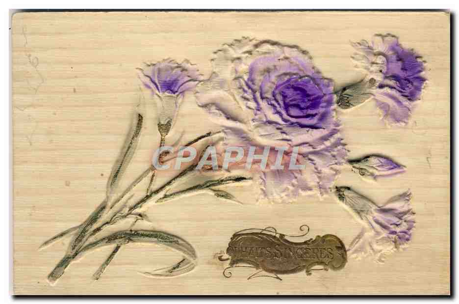 CPA Fantaisie Fleurs Bonne Fete