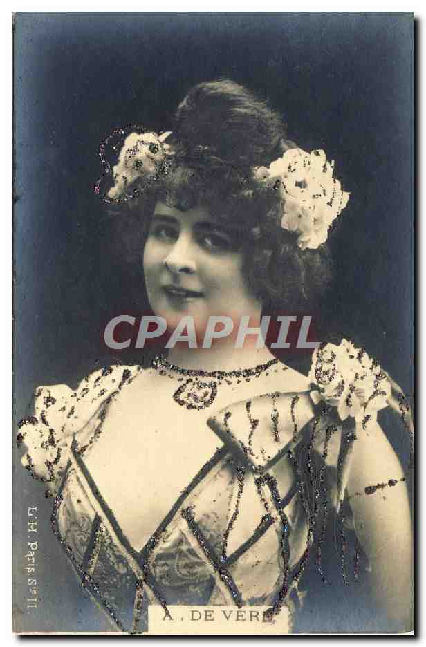 A. De Vere — Portrait de la chanteuse — R.M. Paris Série 11
