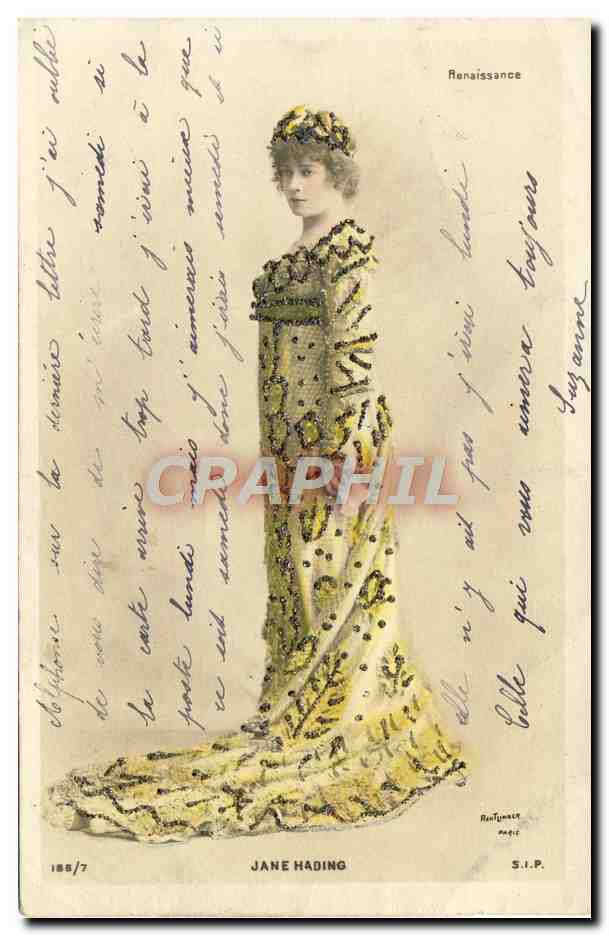 Jane Hading — Rinascimento — Edit. S.I.P. n° 186/7