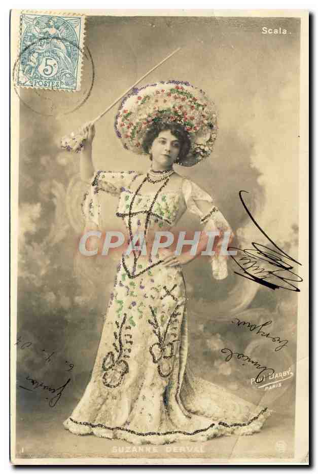 Suzanne Derval — danseuse en costume de scène — Paul Darby, Paris