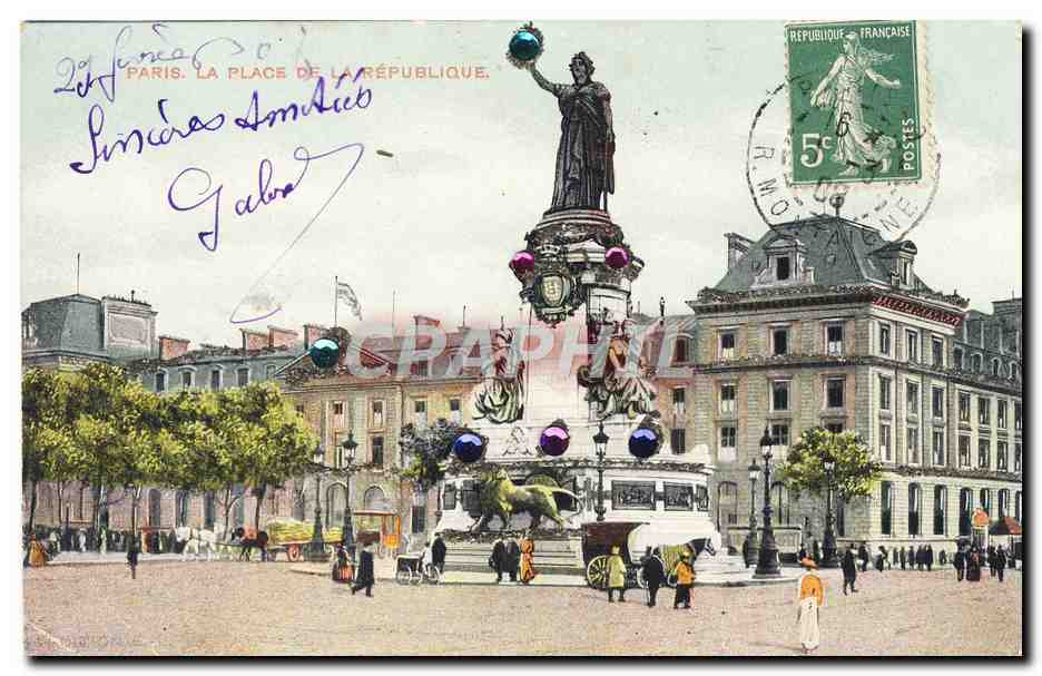 CPA Paris Place de la Republique