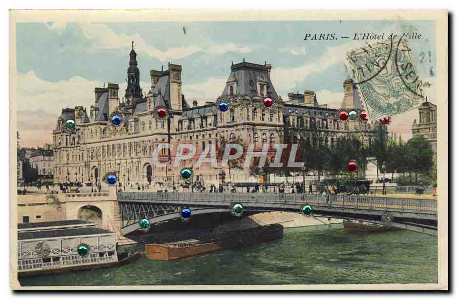 CPA Paris L'hotel de Ville