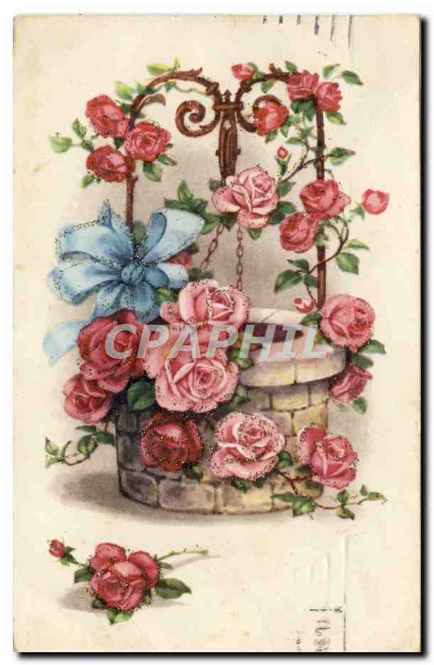 CPA Fantaisie Fleurs 