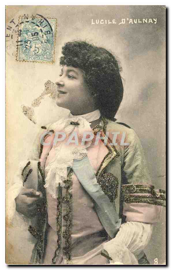 CPA Fantaisie Lucille d'Aulnay