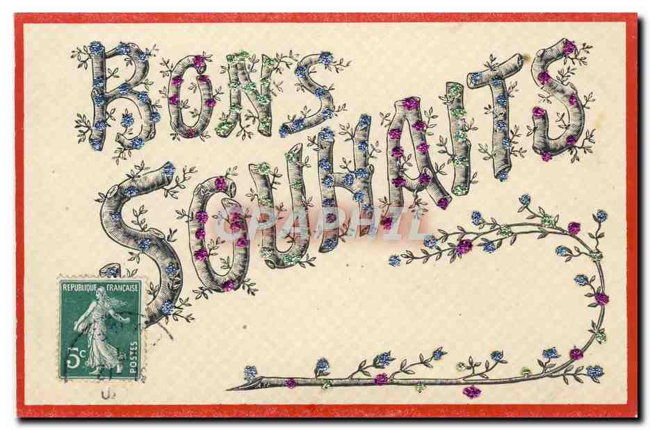 CPA Fantaisie Bons souhaits