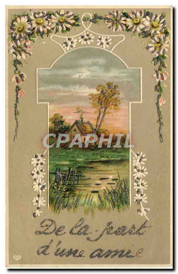CPA Fantaisie Fleurs 