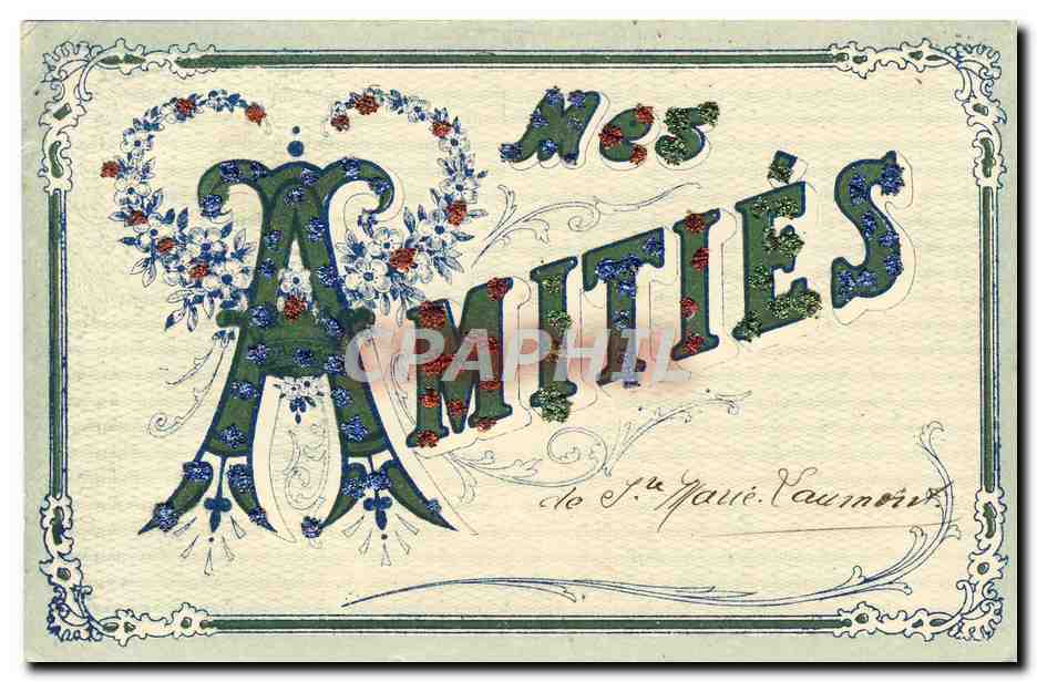 CPA Fantaisie Amities de Ste Marie Laumont