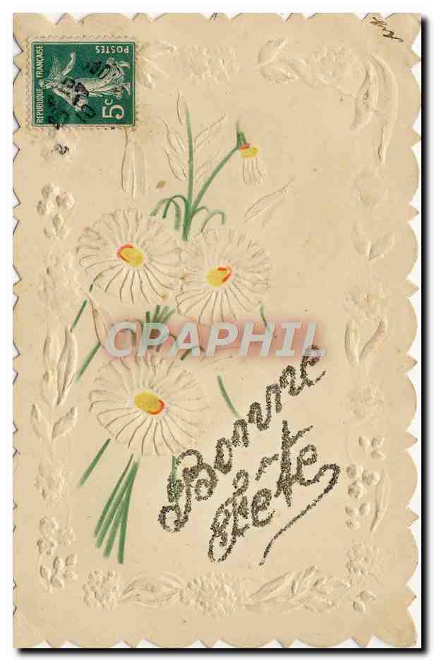 CPA Fantaisie Fleurs 