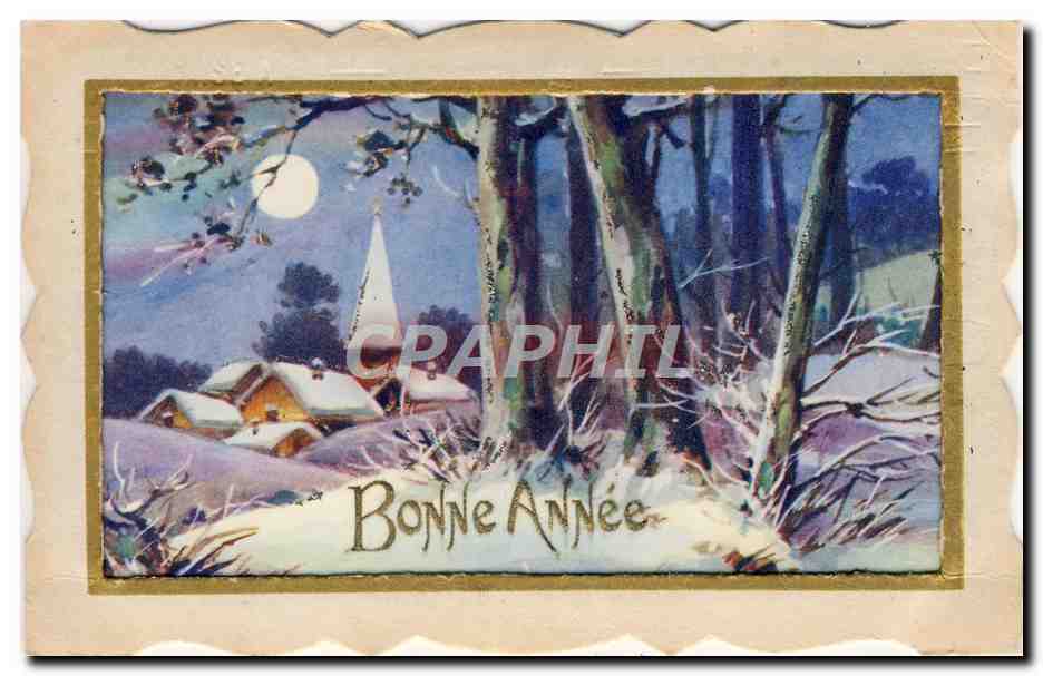 CPA Fantaisie Bonne annee