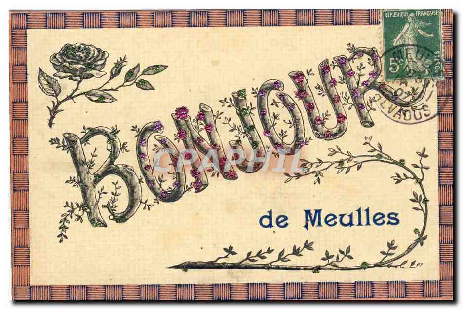 CPA Fantaisie Bonjour d eMeulles 