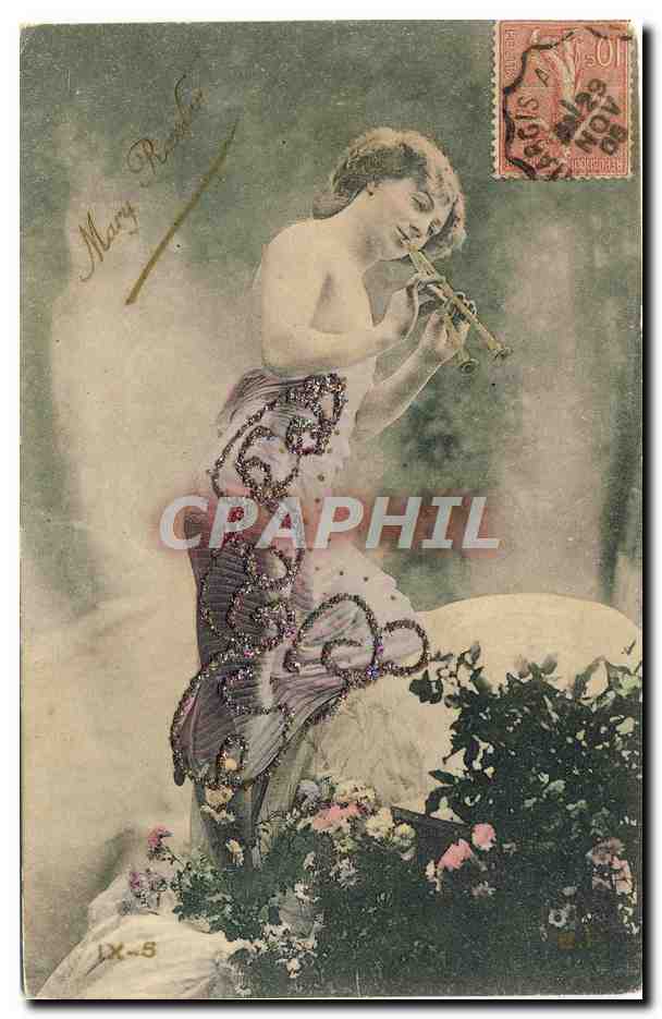 Seeker of Wonders — young girl playing an instrument — Mary Roubier, series LX-8