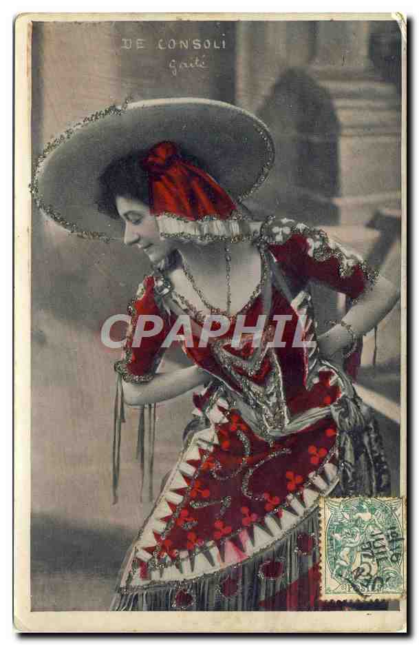 CPA Fantaisie Femme De Consoli Gaite