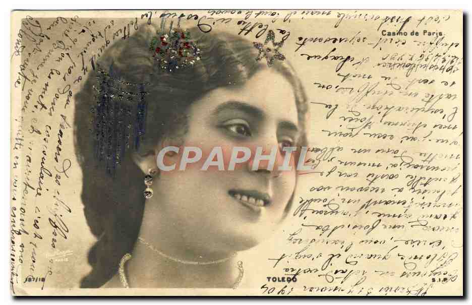 CPA Fantaisie Femme Toledo
