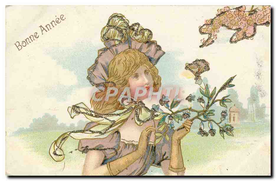 CPA Fantaisie Femme