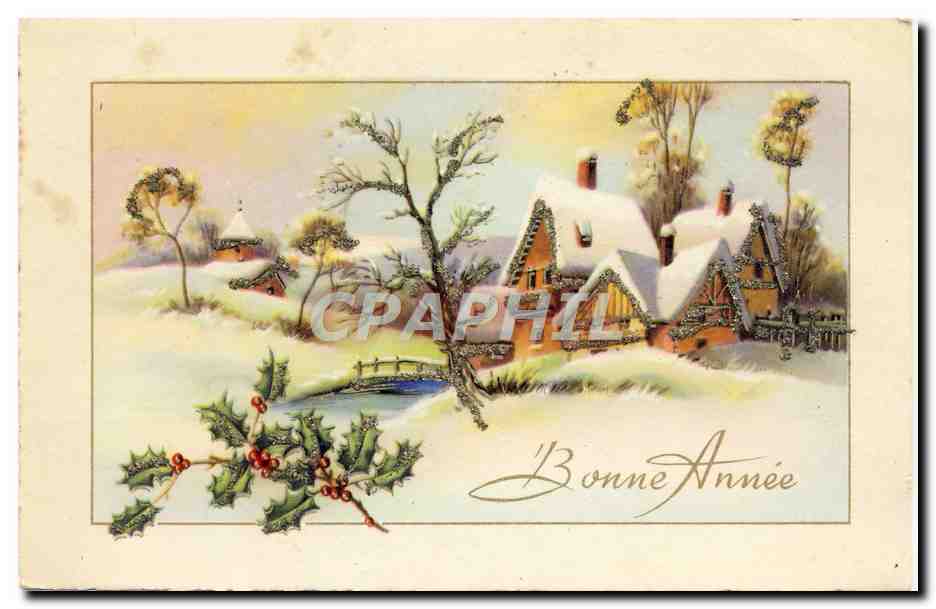 CPA Fantaisie Bonne annee