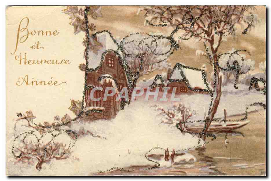 CPA Fantaisie Bonne annee