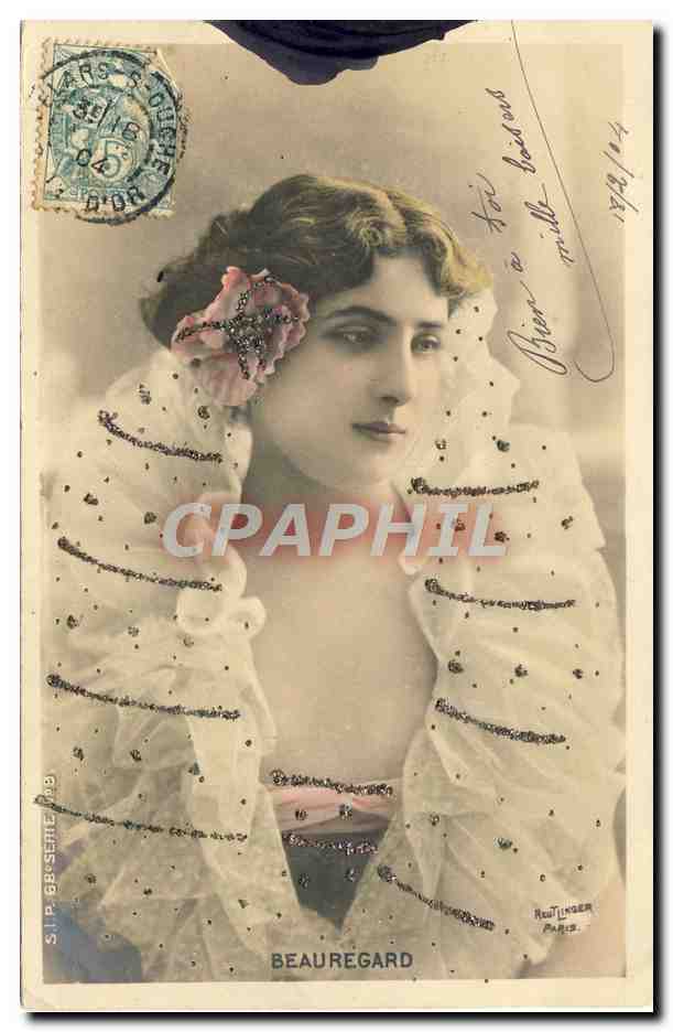 CPA Fantaisie Femme Beauregard