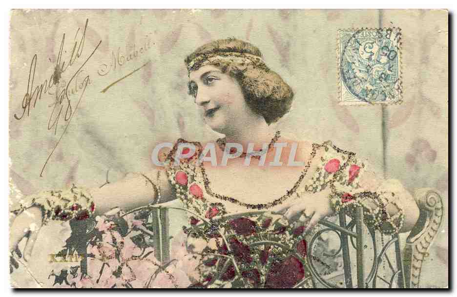 CPA Fantaisie Femme Loulou Marbell