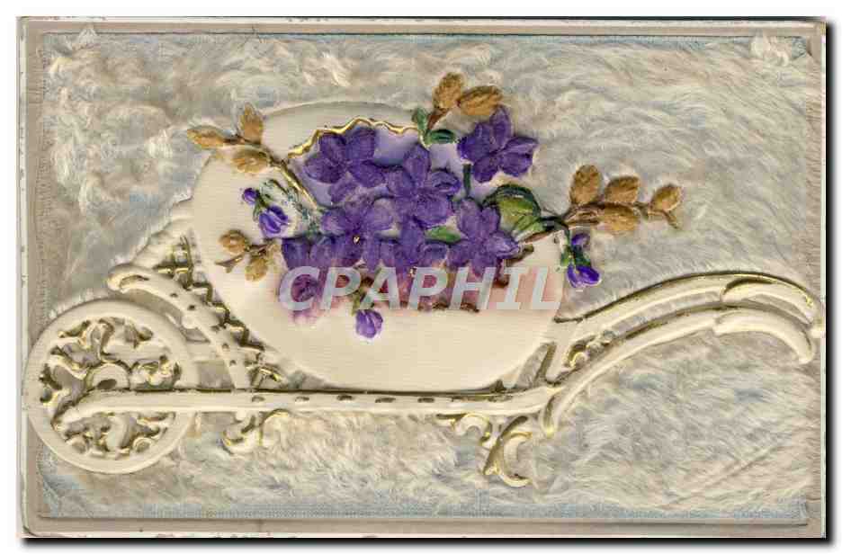 Fleurs de lilas dans un panier — édition décorative — CPAPHIL