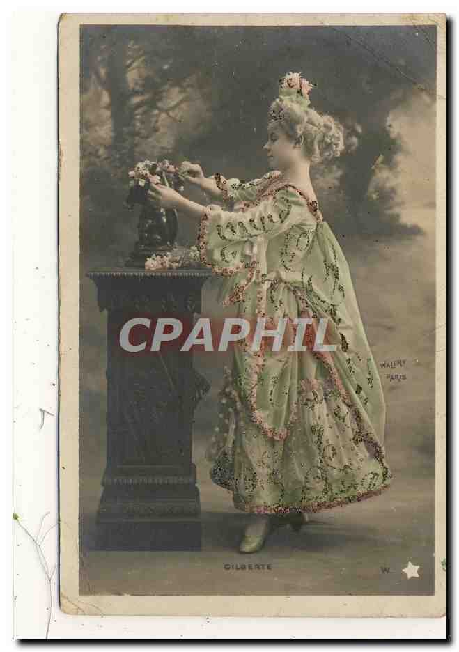 CPA Fantaisie Femmee Gilberte