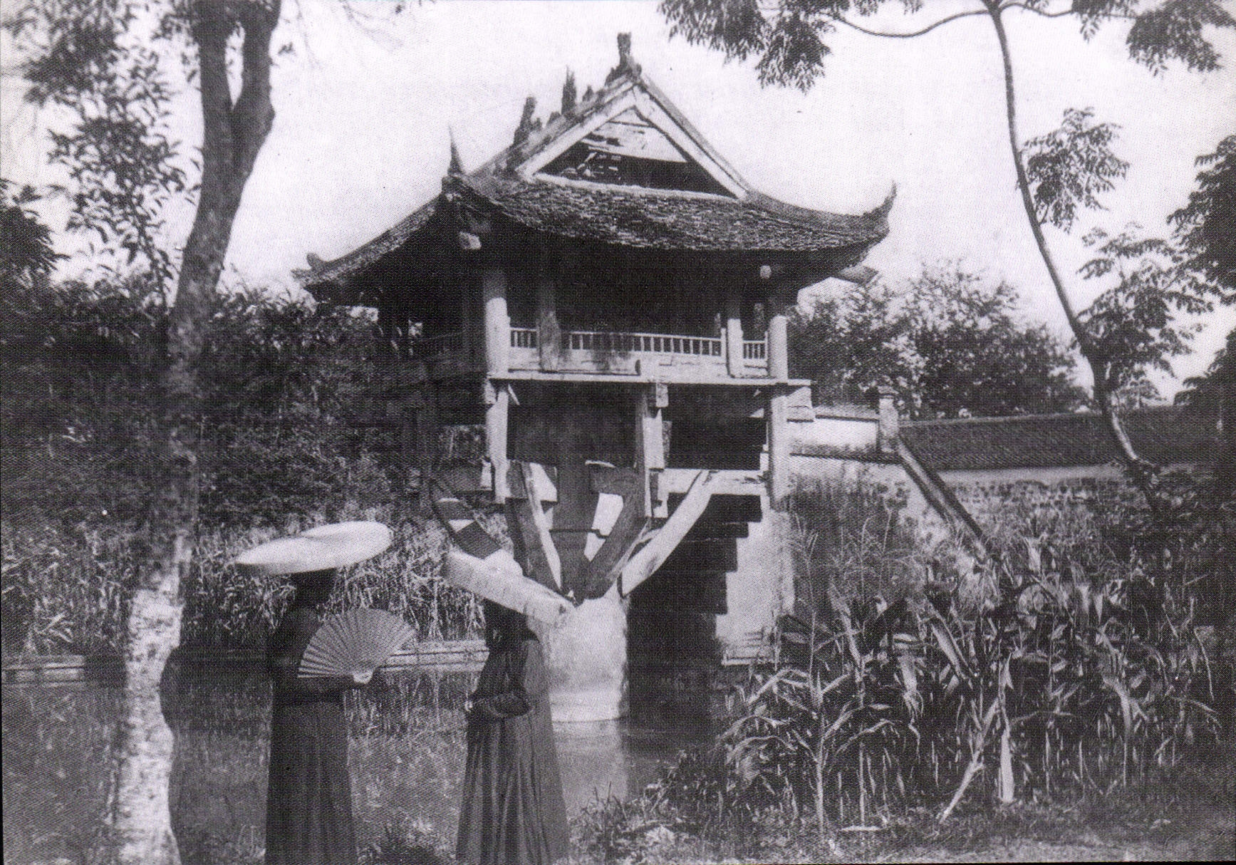 Chùa Một Cột - 1922 — Éditeur CPAPHIL, n°2 de série