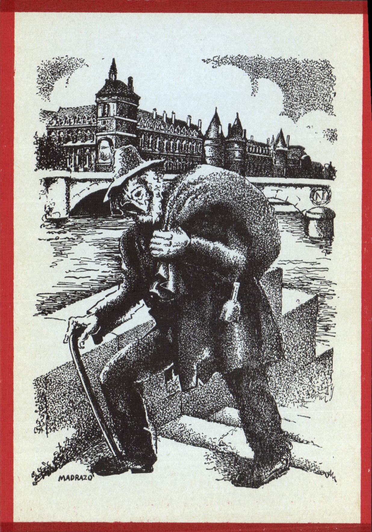 CPM Chez Les Clochards de Paris Voleur Seine Conciergerie Madrazo