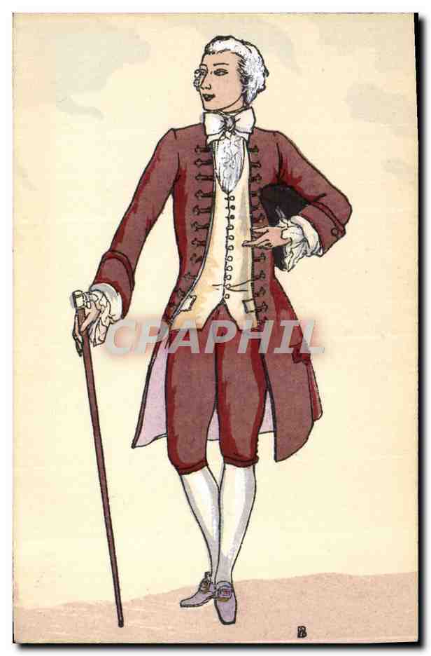 CPA Histoire Du Costume Francais Regne de Louis XV 1771