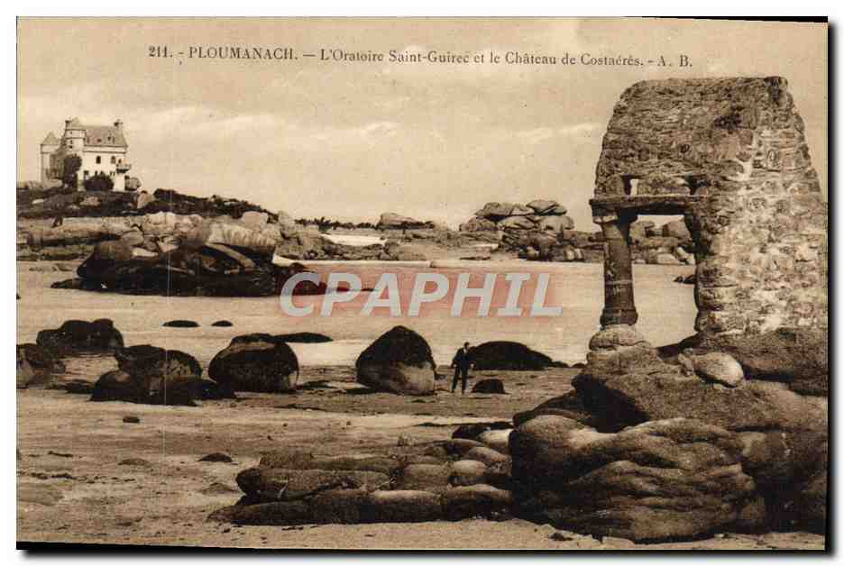 PLOUMANACH — Das Oratorium Saint-Guirec und das Schloss Costaérès — A. B.