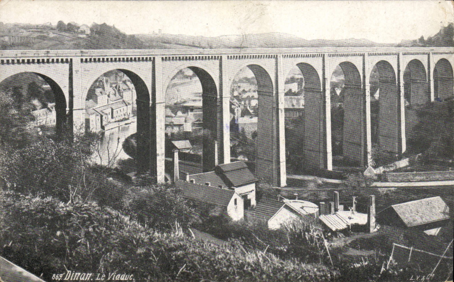 Dinan. Le Viaduc — 869 — L.V.G.C.